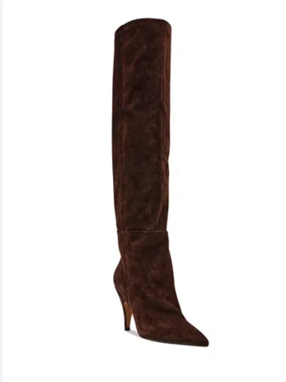Bellamie Dark Brown Suede Over-the-Knee Pointed Toe Boots size 7. Steve Madden - Picture 2 of 12